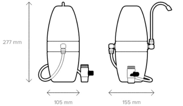 Filtr Aquaphor Modern + wkład B200