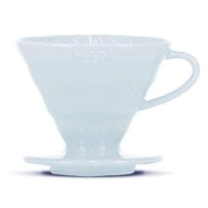 Ceramiczny Drip Hario V60-02 - Jasny niebieski - opinie w konesso.pl