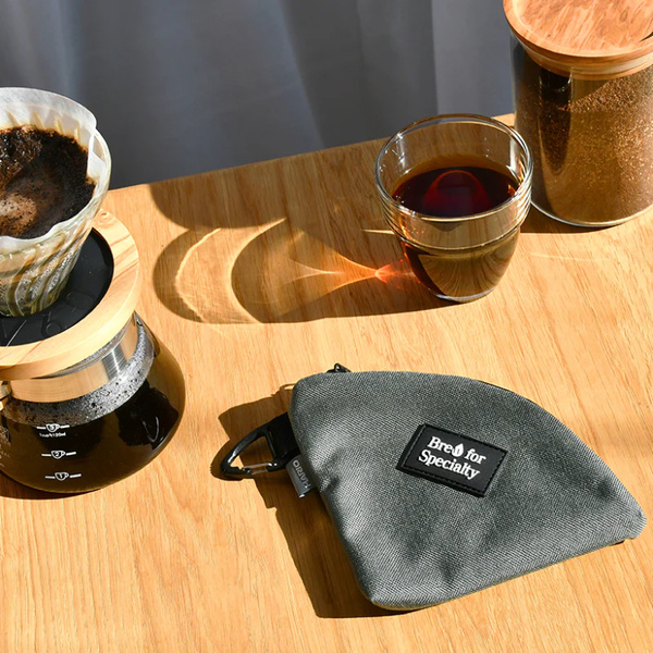 Etui na filtry do kawy Hario V60 - Szaro-zielony