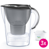 Dzbanek filtrujący BRITA Marella 2,4 L + 3x wkład MAXTRA PRO Pure Performance - Grafitowy