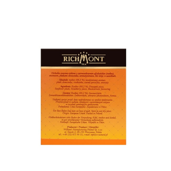 Ziołowa herbata Richmont Rooibos Sunrise - 40x6g