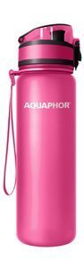 Filtrująca butelka na wodę Aquaphor City 500 ml - Różowa