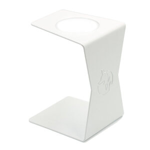 Metalowy stojak na dripa Halisek - Biały