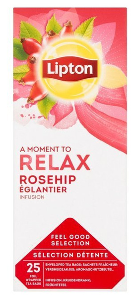 Owocowa herbata Lipton Classic Rosehip 25x2,5g