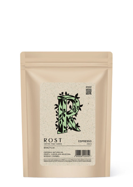 Kawa ziarnista ROST Brazylia Fazenda Pinheiro ESPRESSO 250g – NIEDOSTĘPNY