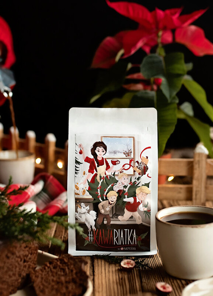 Kawa ziarnista Świąteczna Kawariatka 250g 