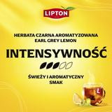 OUTLET - Herbata czarna Lipton Earl Grey 75g - 50 torebek