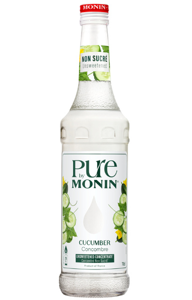 Syrop bez dodatku cukru PURE by MONIN - Ogórek 0,7L