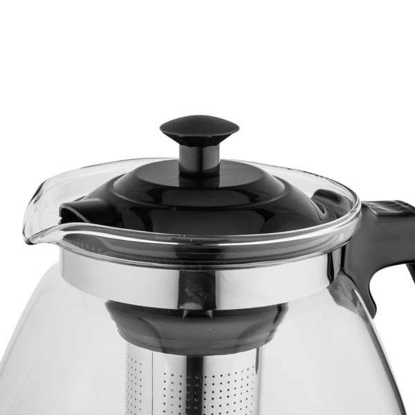 Dzbanek z zaparzaczem do herbaty Altom Design Aroma 2,3 l - Czarny
