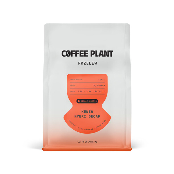 Kawa ziarnista COFFEE PLANT Kenia Decaf bezkofeinowa 250g