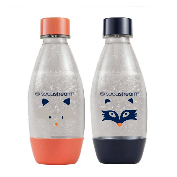 Butelki SodaStream Fuse Little Heroes 2x0,5l - Koralowa i niebieska