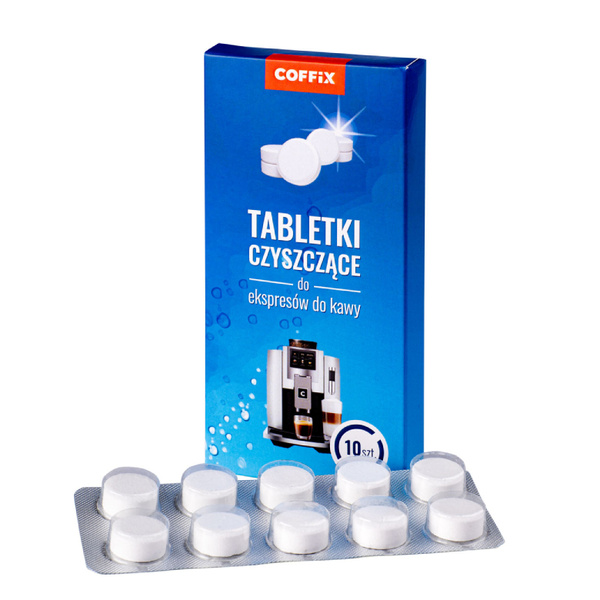 Tabletki do czyszczenia ekspresów do kawy Coffix 10 sztuk