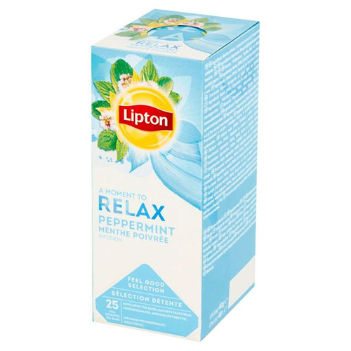 Ziołowa herbata Lipton Classic Peppermint 25x1,6g