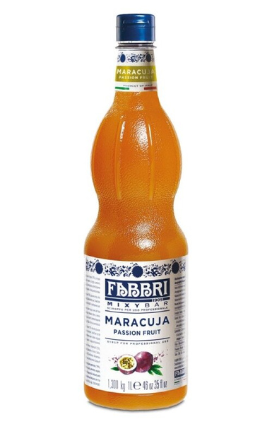 Syrop FABBRI Mixybar Passion Fruit Plus 1l - marakuja