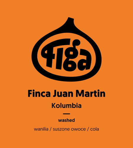 Kawa ziarnista Figa Coffee Kolumbia Finca Juan Martin Washed FILTR 250g – NIEDOSTĘPNY - opinie w konesso.pl