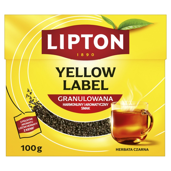 Herbata czarna granulowana Lipton Yellow Label 100g