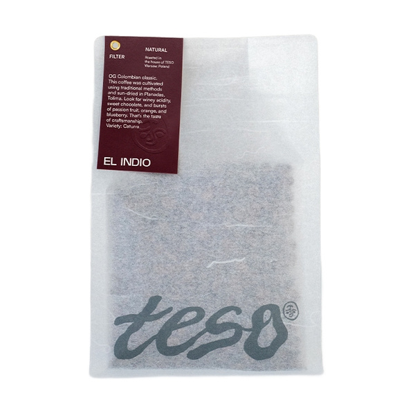 Kawa ziarnista Teso Kolumbia El Indio Filtr 250g