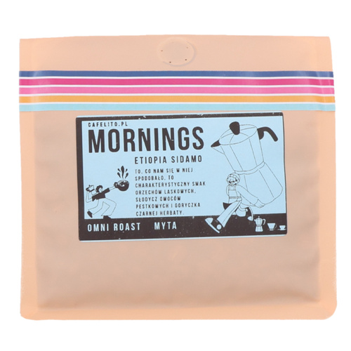 Kawa ziarnista Cafelito Mornings - Etiopia Sidamo 250g