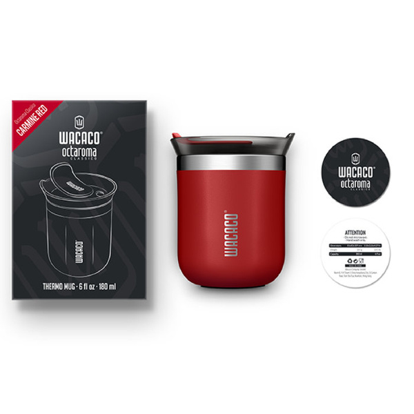 Kubek termiczny Wacaco Octaroma Classico Carmine Red 180 ml
