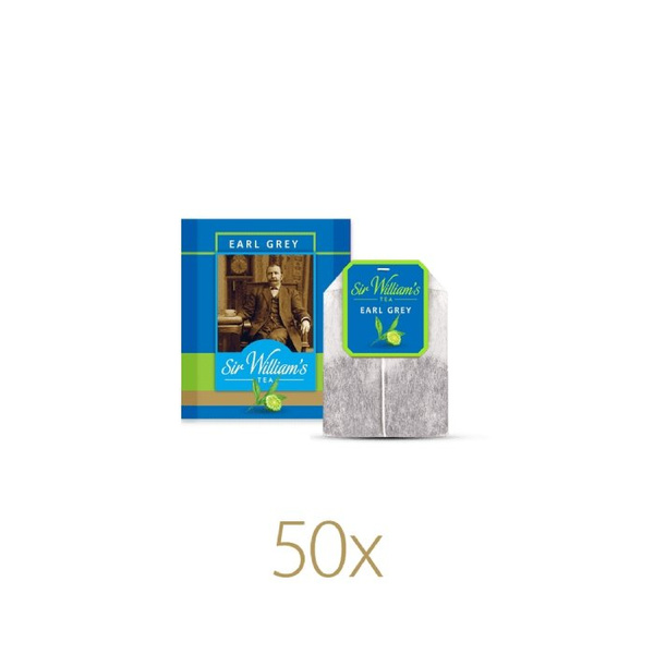 Czarna herbata Sir Williams Tea Earl Grey 50x2g
