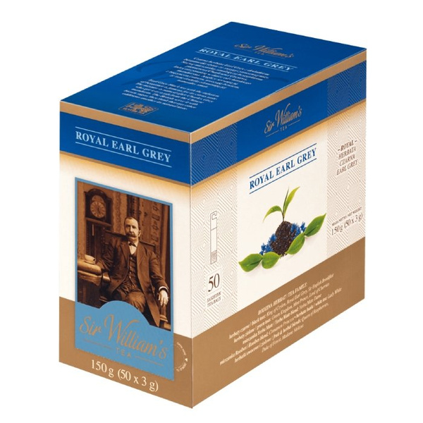 Czarna herbata Sir Williams Royal Taste Earl Grey 50x3g