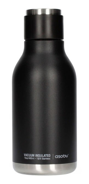 Asobu Urban Water Bottle - czarna butelka termiczna 460 ml - NIEDOSTĘPNY