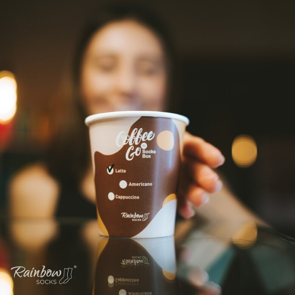 Skarpetki Rainbow Socks - Kawa latte 41-46