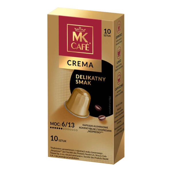 Kapsułki do Nespresso MK Cafe Crema 10 sztuk