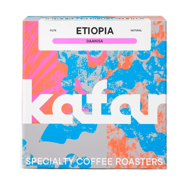 Kawa ziarnista Kafar Etiopia Daanisa 250g