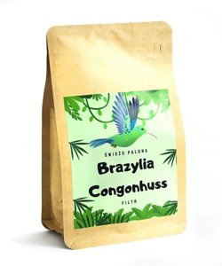 Kawa ziarnista Świeżo Palona Brazil Cerrado Congonhas Natural 250g - NIEDOSTĘPNY - opinie w konesso.pl