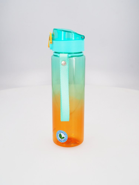 OUTLET - Butelka na wodę Casno Aura 560 ml - Zielono-pomarańczowa