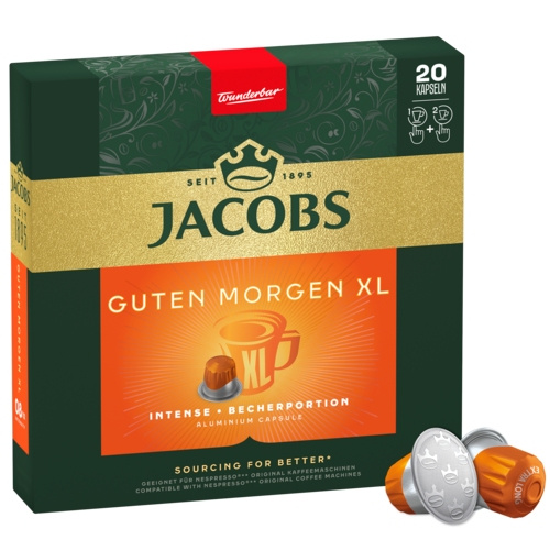 Kapsułki do Nespresso Jacobs Guten Morgen XL 20 szt.