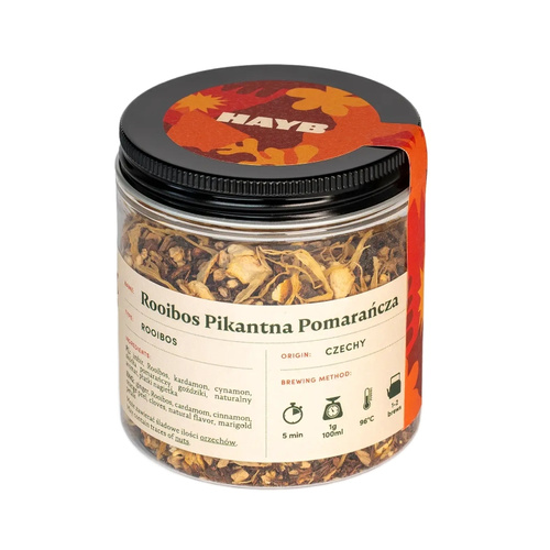 Herbata HAYB Rooibos Pikantna Pomarańcza 50g - opinie w konesso.pl