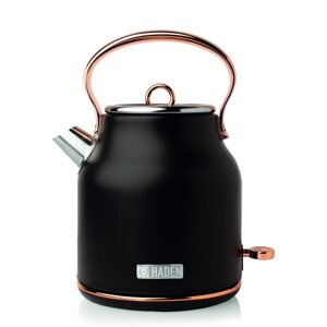 Czajnik elektryczny Haden Heritage 1,7l - Czarno-miedziany