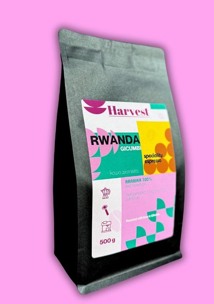 Kawa ziarnista Harvest Rwanda Gicumbi - Speciality Espresso 500g – NIEDOSTĘPNY