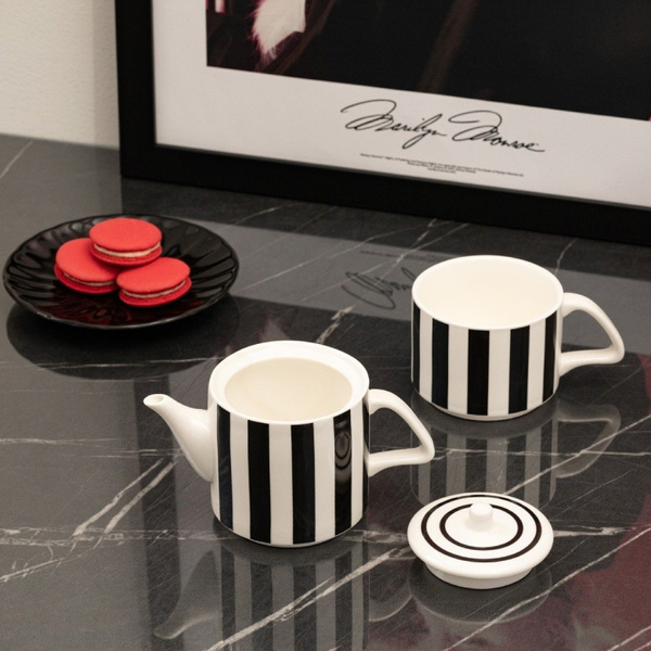 Dzbanek z filiżanką Homla BRETA 300 ml