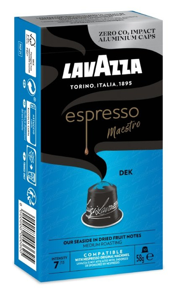 OUTLET - Kapsułki do Nespresso* Lavazza Espresso Maestro Dek - 10 sztuk