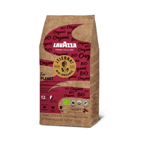 Kawa ziarnista Lavazza Expert Tierra Bio Organic Espresso Intenso 1kg