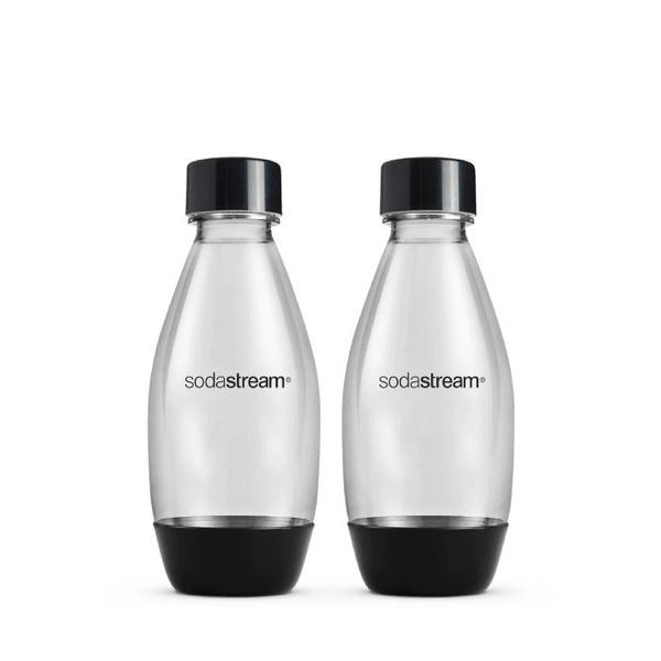 Butelki na wodę SodaStream Fuse 0,5l - Czarne dwupak – NIEDOSTĘPNY