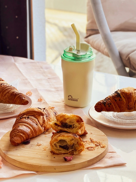 Kubek termiczny Majestic Sport Hoody 420 ml - Zielony