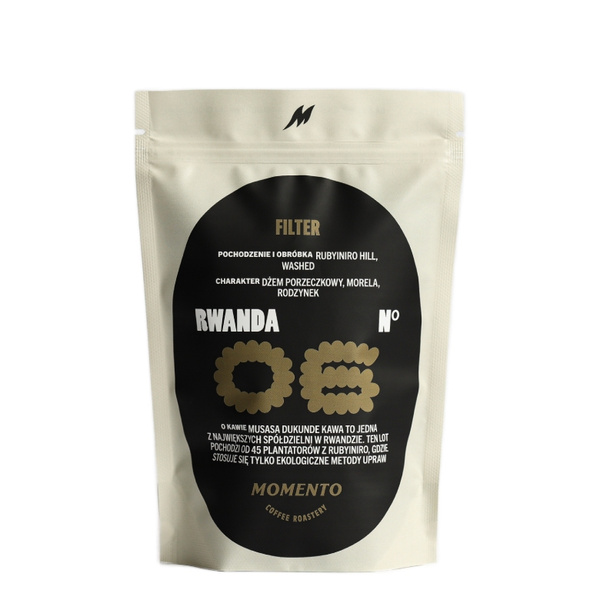Kawa ziarnista Momento Rwanda Nº6 Rubyiniro Hill Filter Filtr 250g – NIEDOSTĘPNY