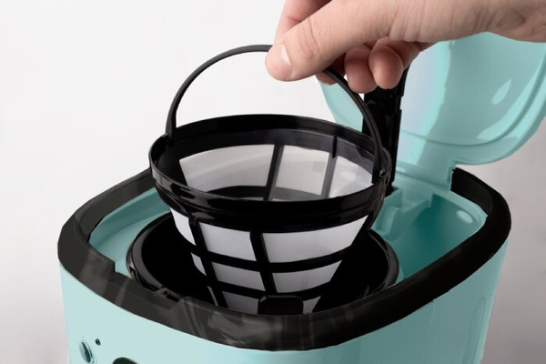 Ekspres do kawy Haden Heritage - Turkusowy + GRATIS Kawa HAYB Konesso Filter Blend 250g