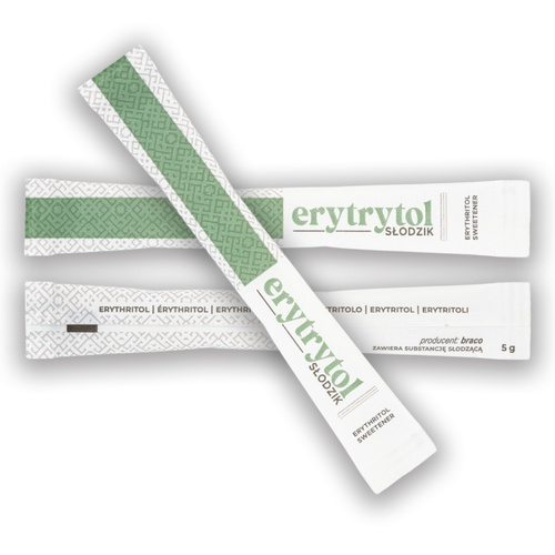 Słodzik na bazie erytrytolu 500 sztuk x 5g
