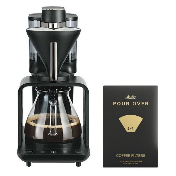 Ekspres przelewowy Melitta® EPOUR® - Czarno - srebrny + GRATIS FILTRY