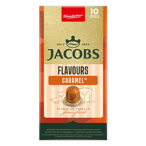 Kapsułki do Nespresso Jacobs Flavours Caramel 10 szt. - Karmel