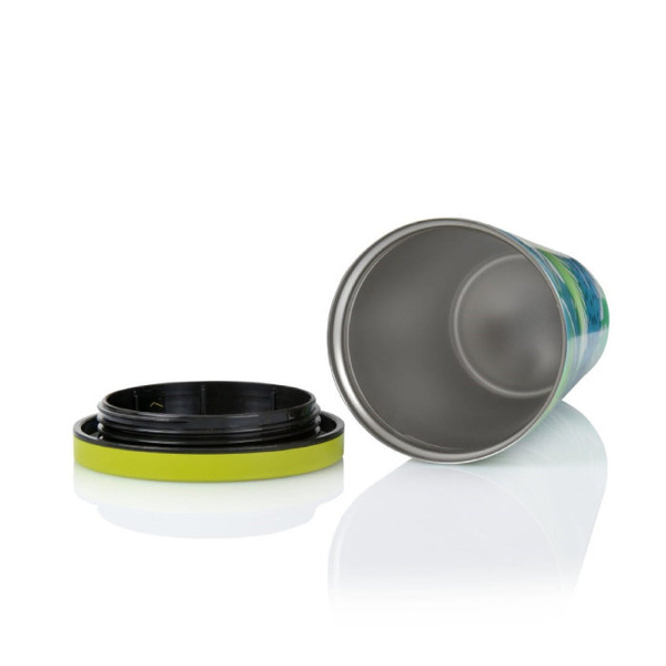 Kubek termiczny ze słomką Casno Gloomy Monstera - 510 ml