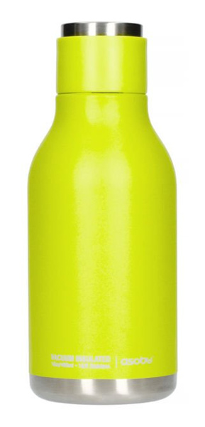 Asobu Urban Water Bottle - limonkowa butelka termiczna 460 ml - NIEDOSTĘPNY