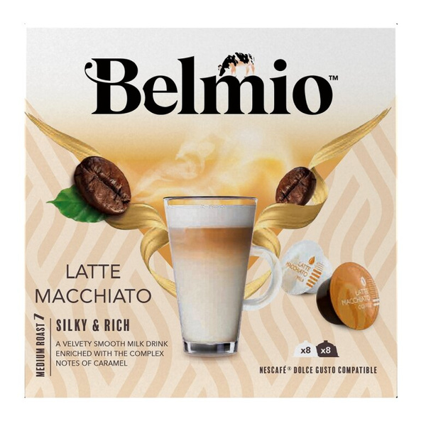Kapsułki do Dolce Gusto zamienniki  Belmio Latte Macchiato 16 sztuk – NIEDOSTĘPNY