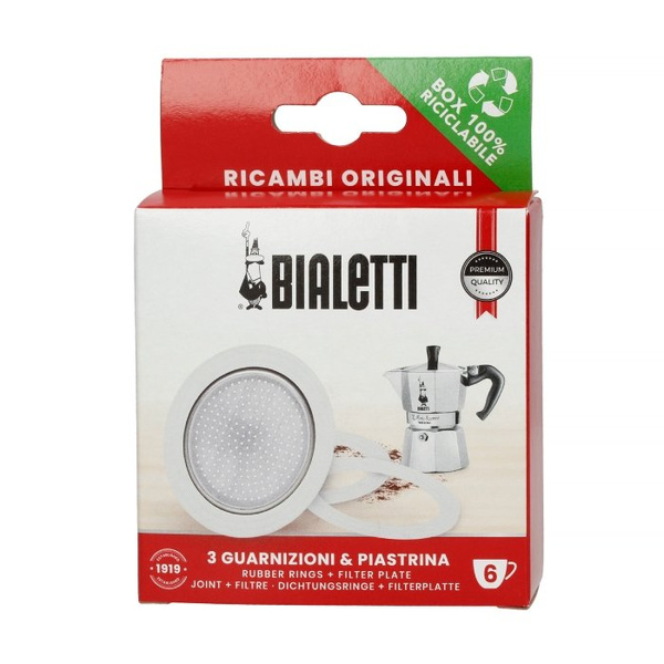 OUTLET - Uszczelki Bialetti do kawiarek aluminiowych 6 filiżanek