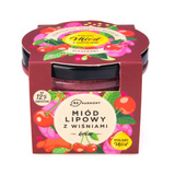 Miód lipowy z wiśniami - krem mocno owocowy BEHARMONY 230g – NIEDOSTĘPNY